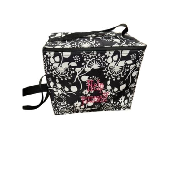 "THIRTY-ONE" Insulated Cooler Lunch Bag Custom embroid. "HELP YOURSELF" Zip Shut - Picture 2 of 15